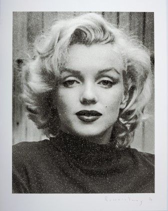 Siebdruck Young - Marilyn Hollywood (Black & White)
