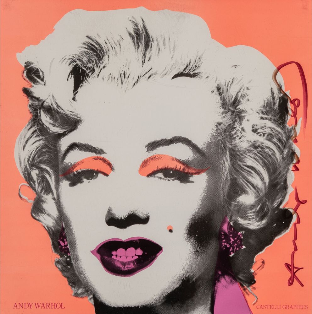 Siebdruck Warhol - Marilyn Invitation 12