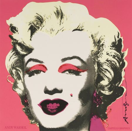Siebdruck Warhol - Marilyn Invitation 12