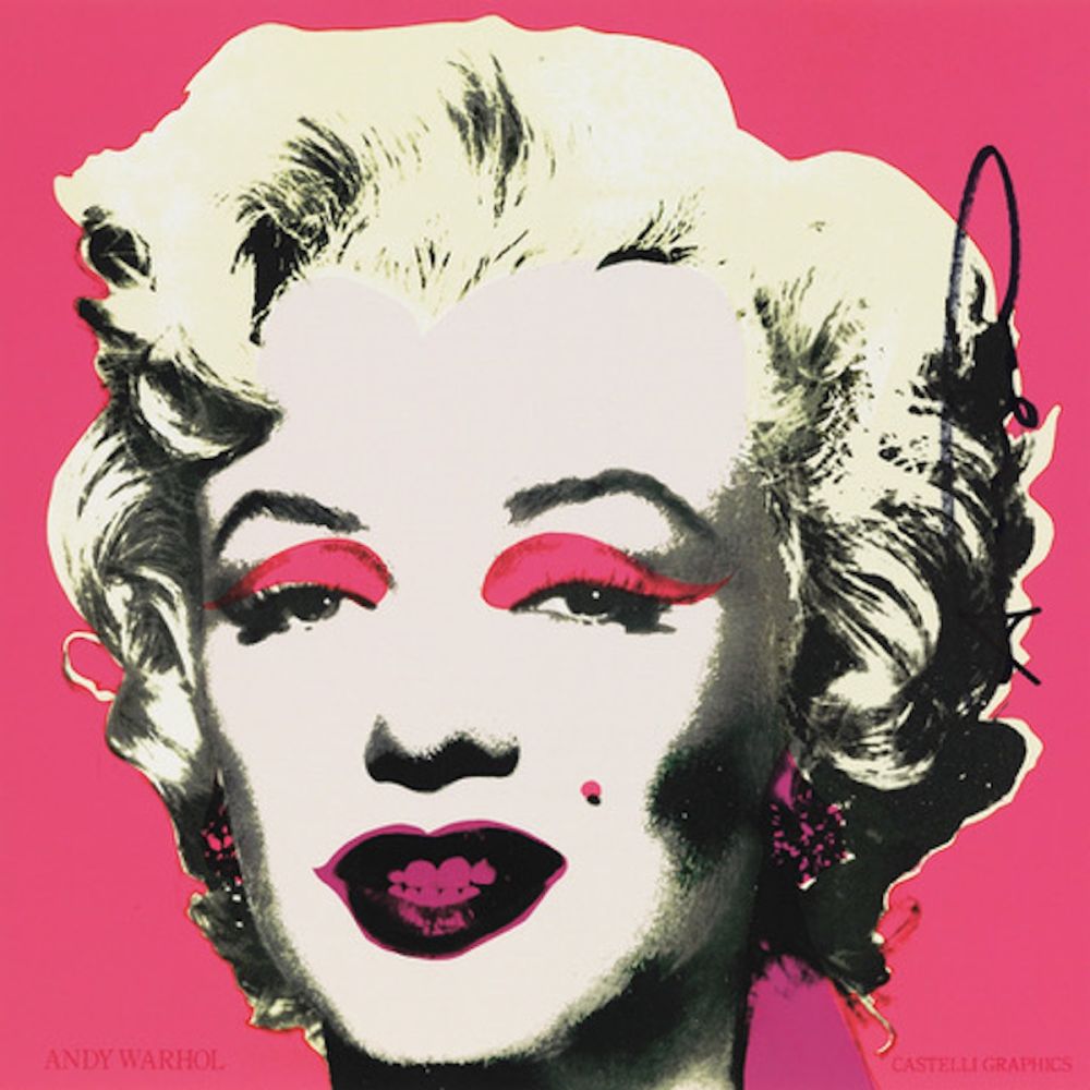 Siebdruck Warhol - Marilyn Invitation 12