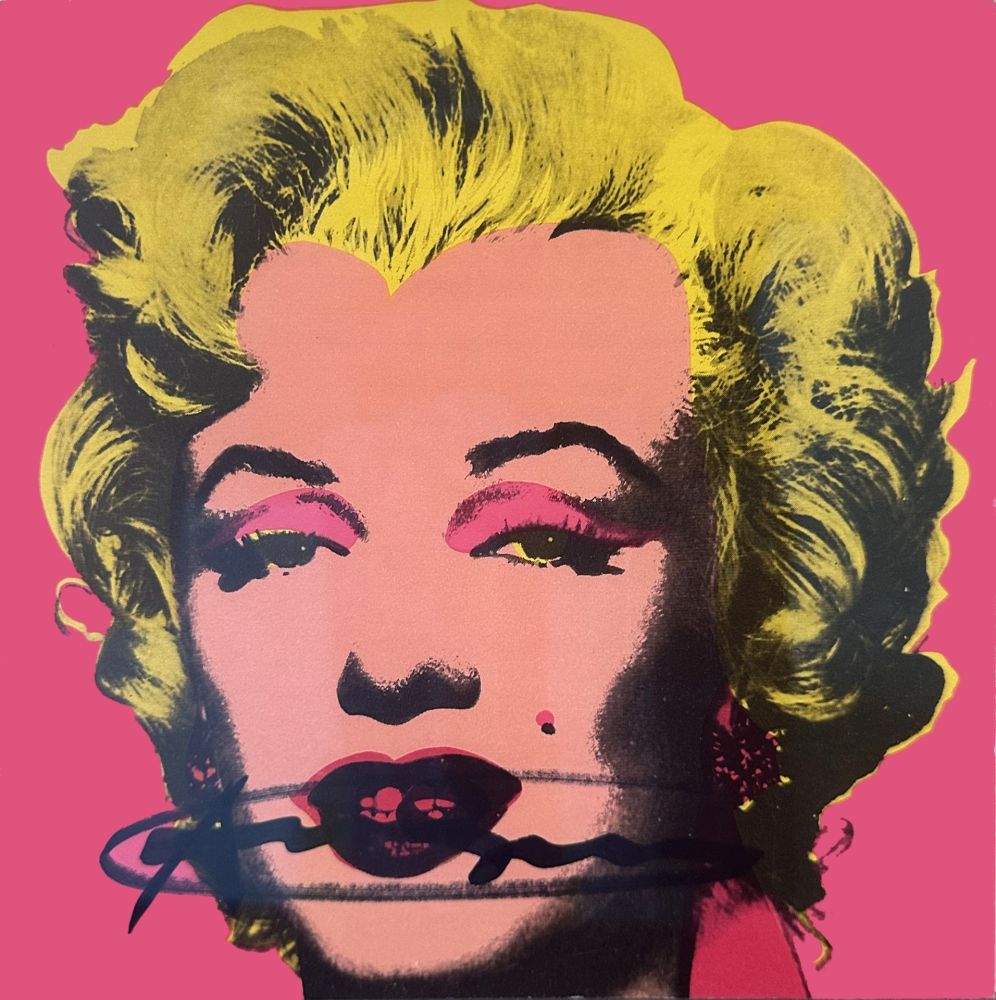 Siebdruck Warhol - Marilyn Invitation 7