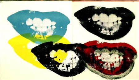 Siebdruck Warhol - Marilyn Monroe I Love Your Kiss Forever Forever (FS II.5)