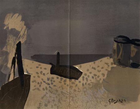 Lithographie Braque - Marine