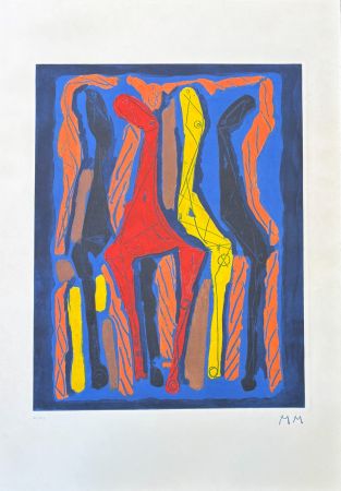 Stich Marini - Marino Marini (1901-1980) - MARINO FROM GOETHE IV - Color etching and aquatint