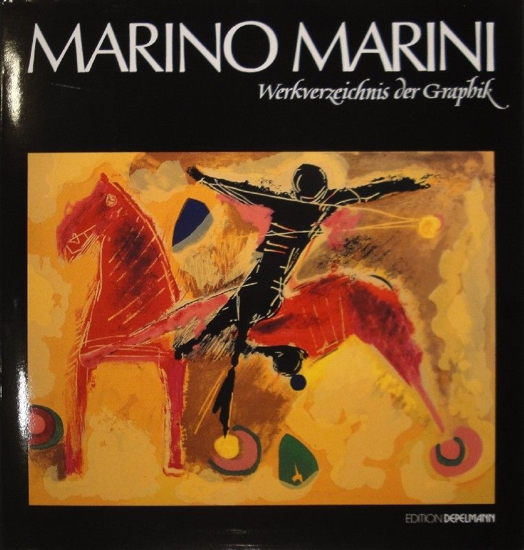 Illustriertes Buch Marini - Marino Marini. Werkverzeichnis der Graphik. 