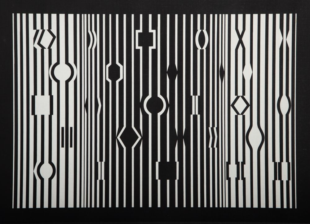 Siebdruck Vasarely - Markab, from Album I