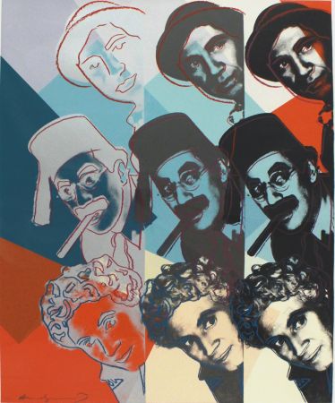 Siebdruck Warhol - Marx Brothers (FS II.232)