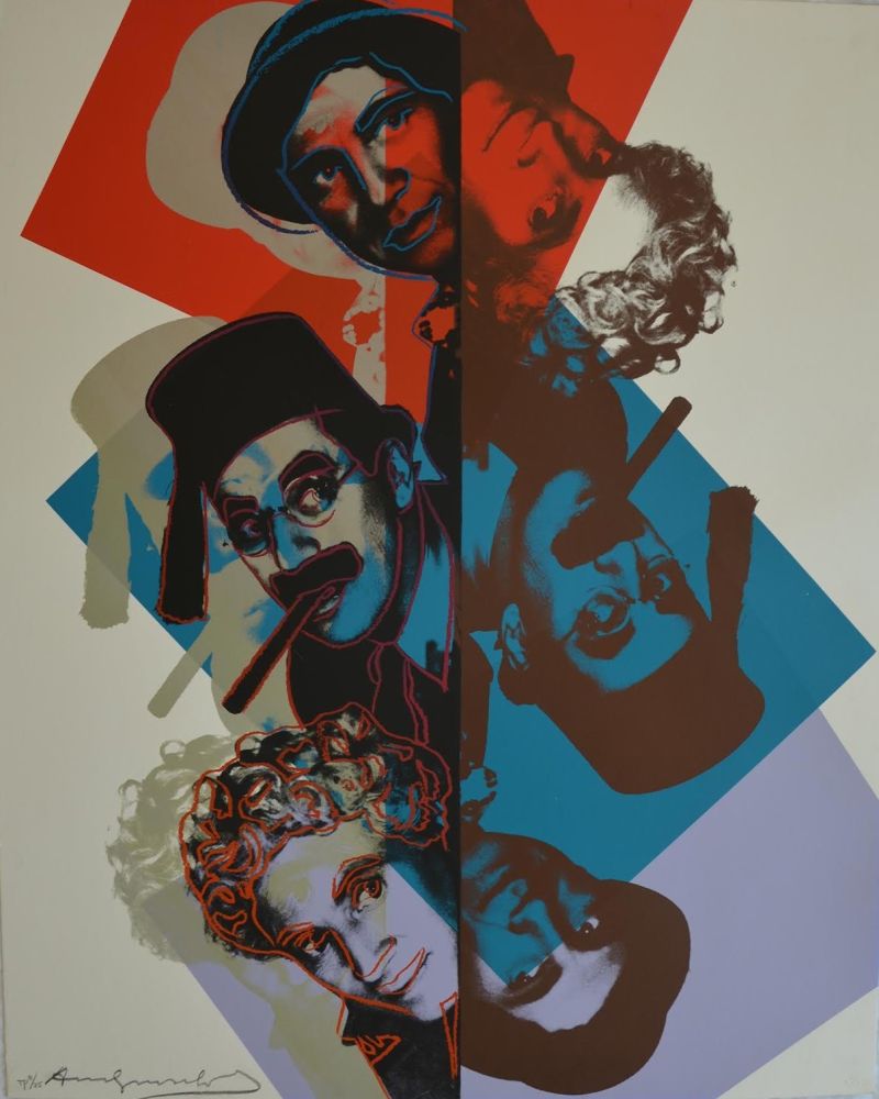 Siebdruck Warhol - Marx Brothers TP