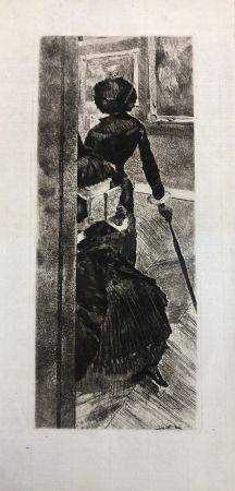 Kaltnadelradierung Degas - Mary Cassatt at the Louvre: The Paintings gallery