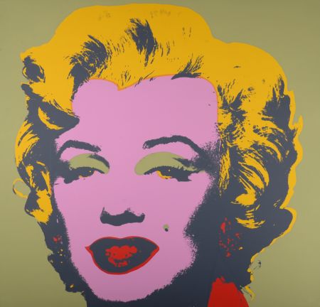 Siebdruck Warhol - Marylin (#D), c. 1980