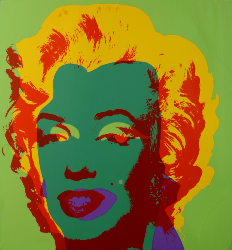 Siebdruck Warhol - Marylin (#G), c. 1980 - Very large silkscreen