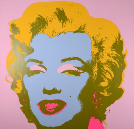 Siebdruck Warhol - Marylin (#H), c. 1980