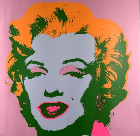 Siebdruck Warhol - Marylin (#H), c. 1980 - Very large silkscreen