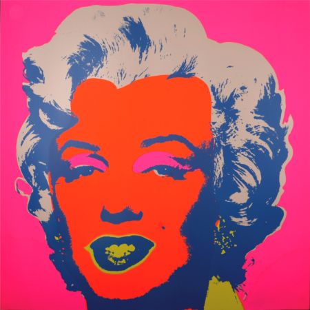 Siebdruck Warhol - Marylin (#J), c. 1980 - Very large silkscreen