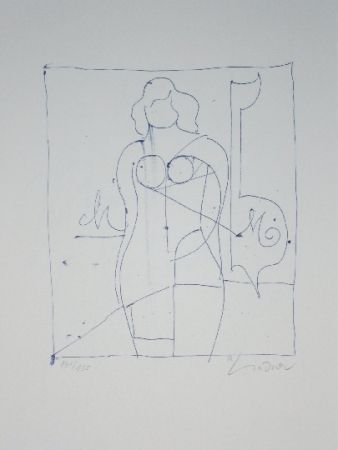Lithographie Lindner - Marylin was here 11