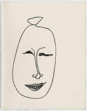 Lithographie Matisse - Masque esquimau n° 9. 1947  (Pour Une Fête en Cimmérie)