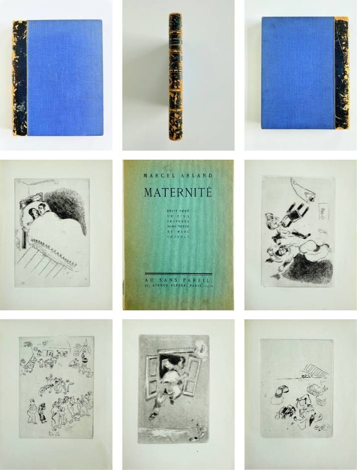 Illustriertes Buch Chagall - Maternité