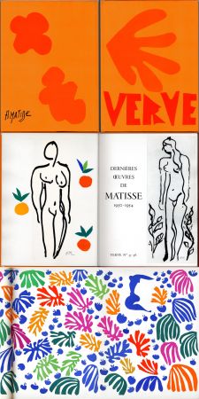 Illustriertes Buch Matisse - MATISSE. DERNIÈRES ŒUVRES 1950 - 1954 (VERVE Vol. IX, No. 35-36. 1958)