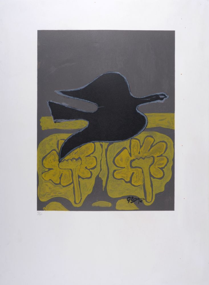 Lithographie Braque - Menton, 1964