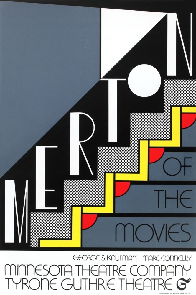 Siebdruck Lichtenstein - Merton of the Movies