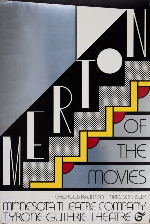 Siebdruck Lichtenstein - Merton of the Movies Poster (Signed)