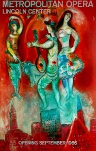Plakat Chagall - Metropolitan opera