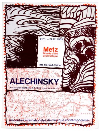 Plakat Alechinsky - Metz Musée d'Art et d'Histoire