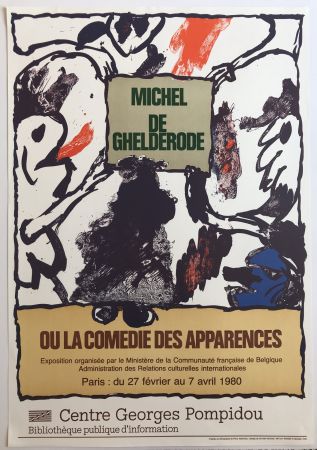 Plakat Alechinsky - Michel de Gherolde / Centre Pompidou