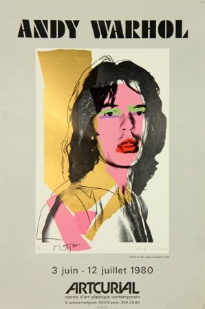 Siebdruck Warhol - Mick Jagger  
