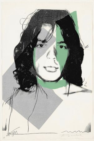 Siebdruck Warhol - Mick Jagger #138