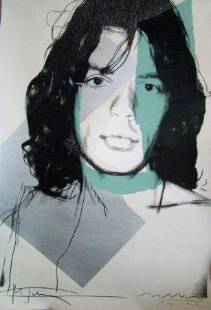 Siebdruck Warhol - Mick Jagger 138 by Andy Warhol