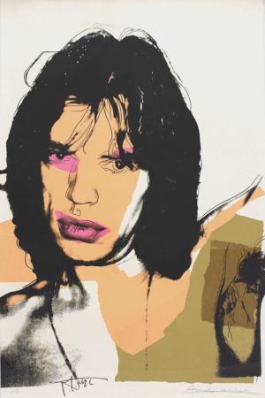 Siebdruck Warhol - Mick Jagger 141 by Andy Warhol