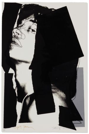 Siebdruck Warhol - Mick Jagger #144