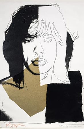 Siebdruck Warhol - Mick Jagger #146