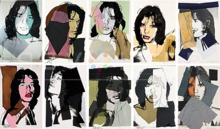 Siebdruck Warhol - Mick Jagger Complete Portfolio