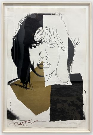 Siebdruck Warhol - MICK JAGGER, from the portfolio of ten screenprints