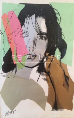 Siebdruck Warhol - Mick Jagger (FS II.140)