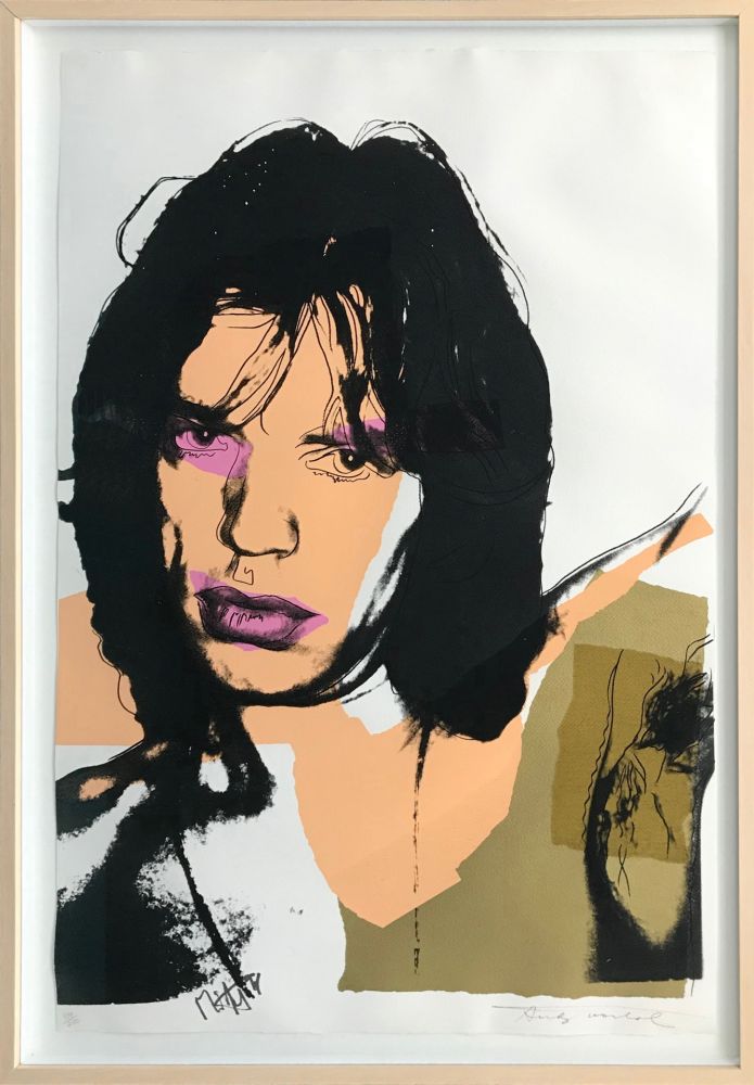 Siebdruck Warhol - MICK JAGGER FS II.141