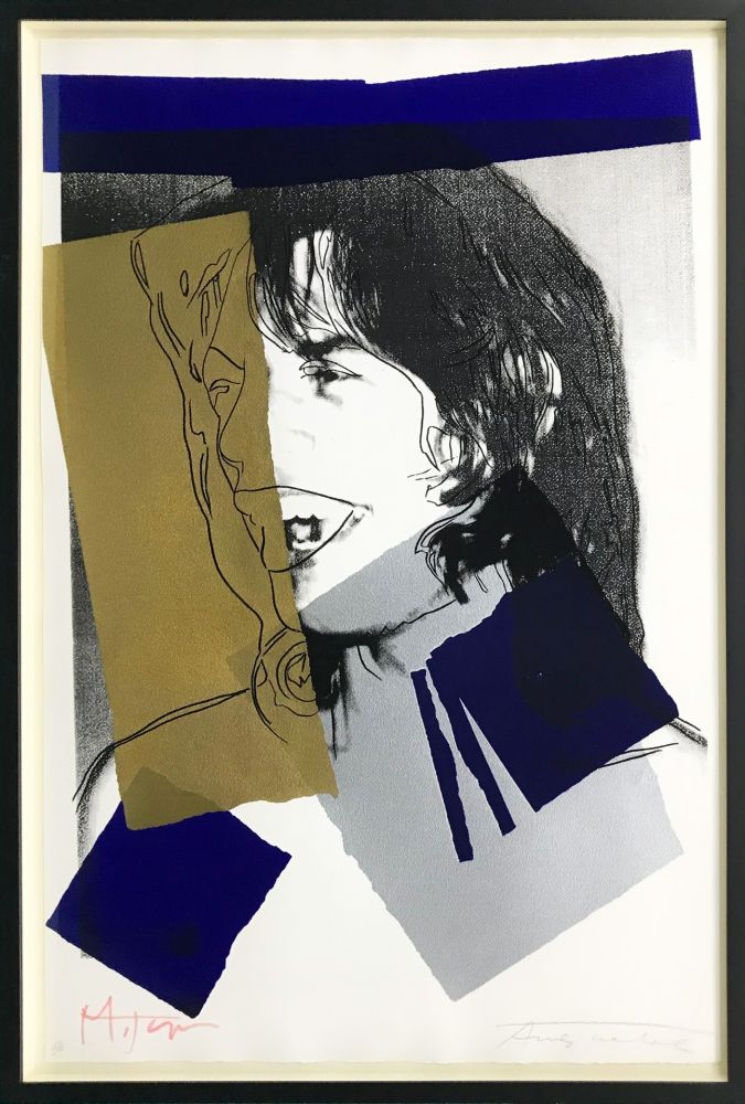 Siebdruck Warhol - MICK JAGGER FS II.142