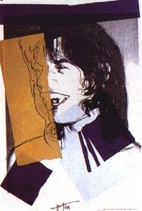 Siebdruck Warhol - Mick Jagger FS II.142