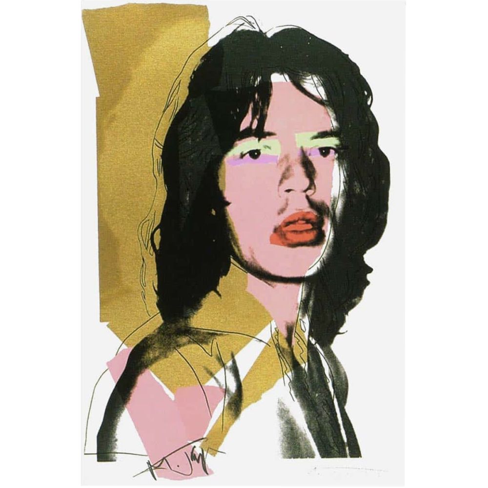 Siebdruck Warhol - Mick Jagger (FS II.143) 