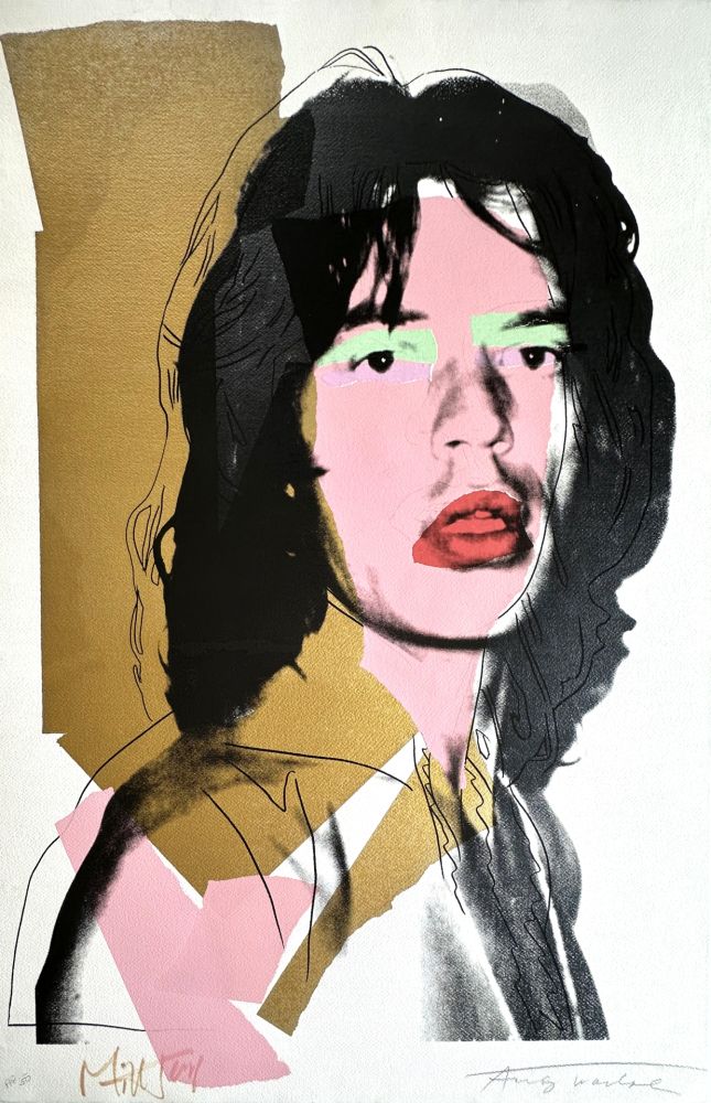 Siebdruck Warhol - Mick Jagger (FS II.143) 