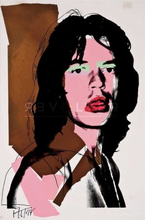 Siebdruck Warhol - Mick Jagger (FS II.143)