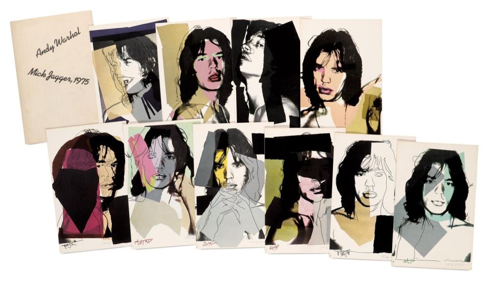 Lithographie Warhol - Mick Jagger Portfolio