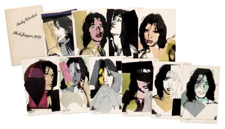 Lithographie Warhol - Mick Jagger Portfolio