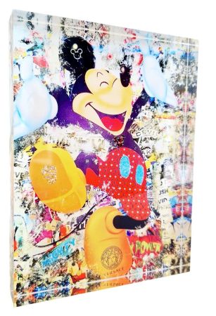 Digitale Druckgrafik Cuencas - Mickey Happiness