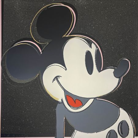 Siebdruck Warhol - Mickey Mouse, II.256 from MYTHS