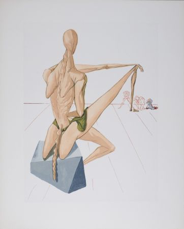 Lithographie Dali - Minos