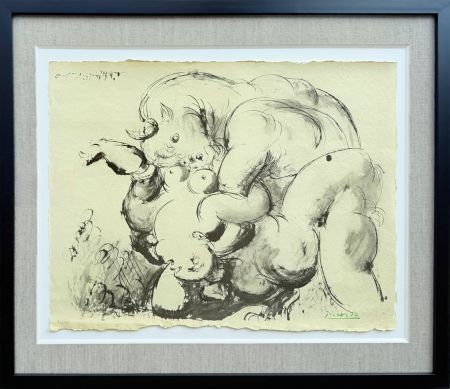 Lithographie Picasso - Minotaure