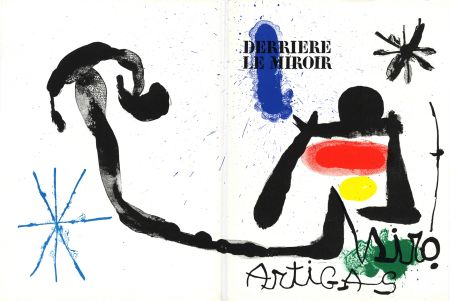 Illustriertes Buch Miró - MIRO - ARTIGAS, Terres de grand feu. Derrière le Miroir n° 139-140. Juin-Juillet 1963.